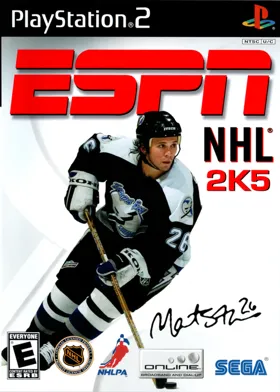 ESPN NHL 2K5 box cover front